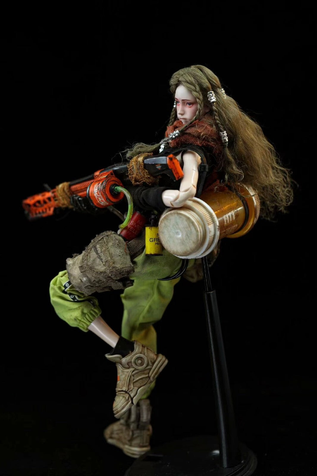 custom  1/6  waste land Cyberpunk  doomsday  girl  12 inch  figure