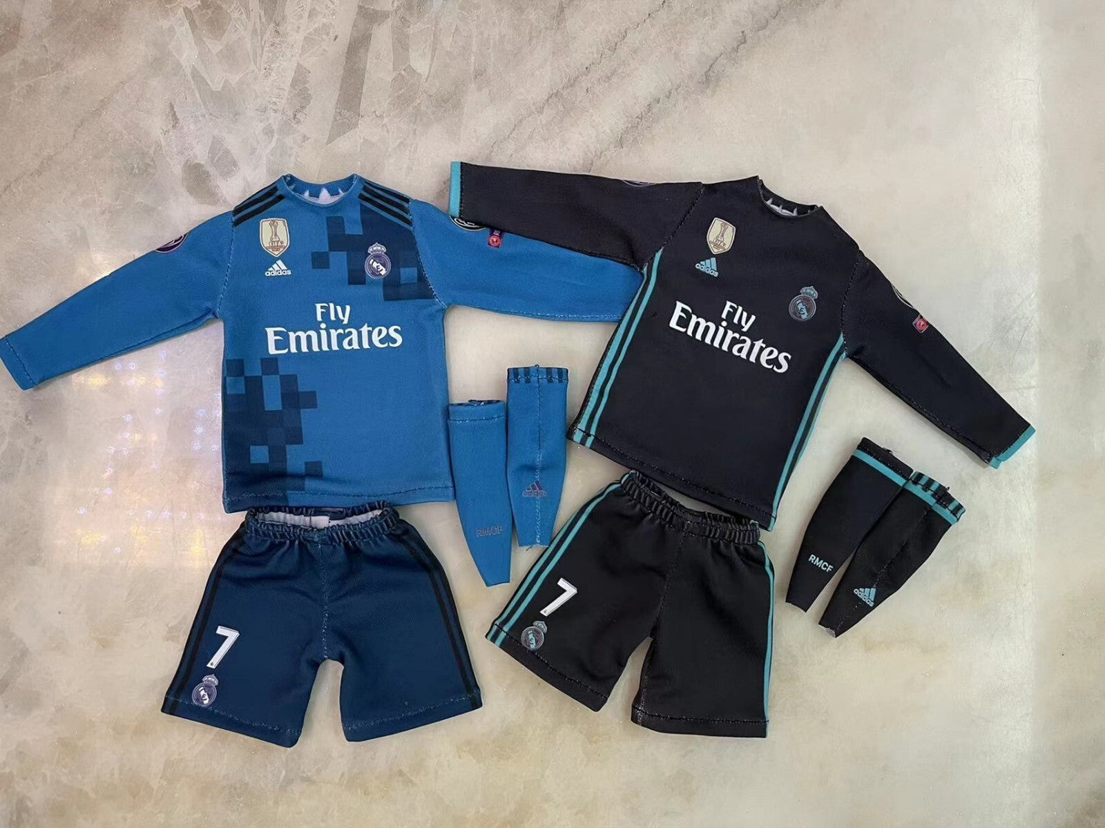 1/6 scale Cristiano Ronaldo  2 pcs  jersey  Male Model for 12'' Action Figure