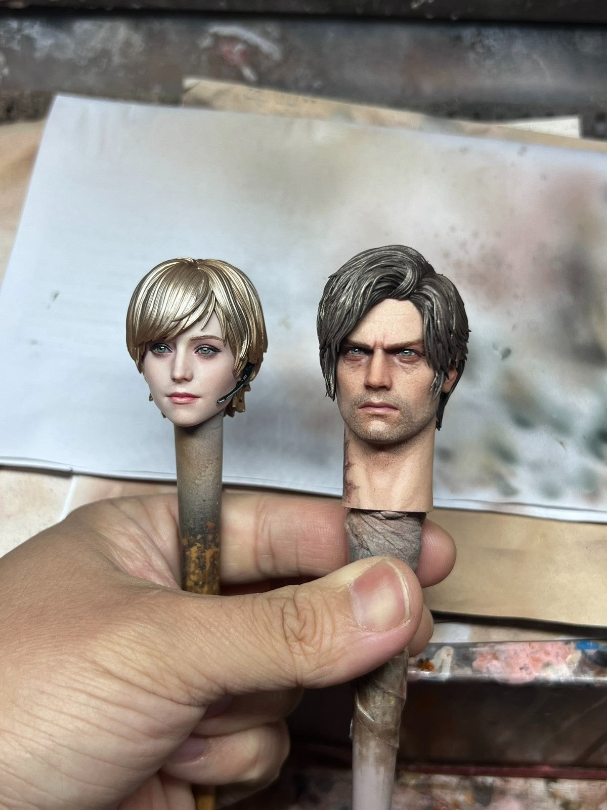 custom 1/6  Resident Evil sherry head ship in  30days