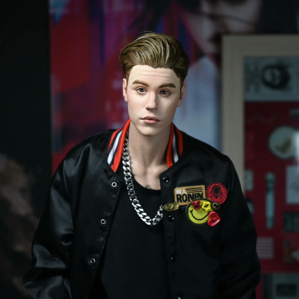 custom 1/6 scale justin bieber Male Model for 12'' Action Figure