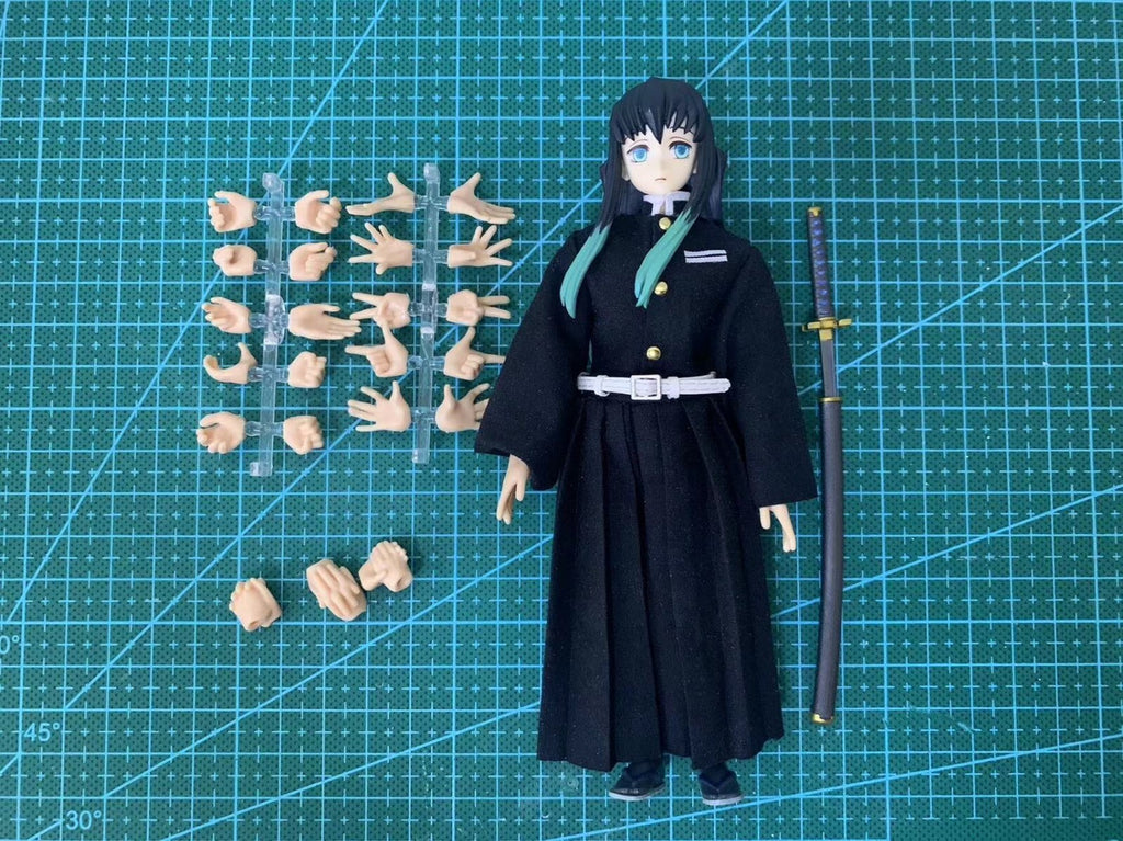 custom 1/12 Demon Slayer  Iguro Obanai u action figure