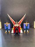 custom dragonball  hg king vegeta  3 pcs including  chair