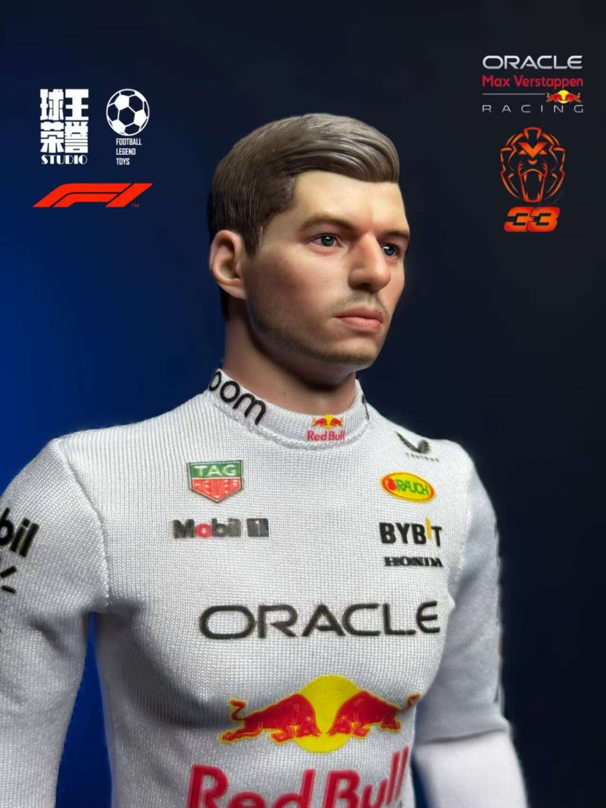 1/6 scale Max Verstappen  Male Model for 12'' Action Figure