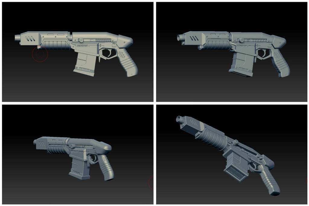 custom 1/6 Cyberpunk 2077 weapon  gun