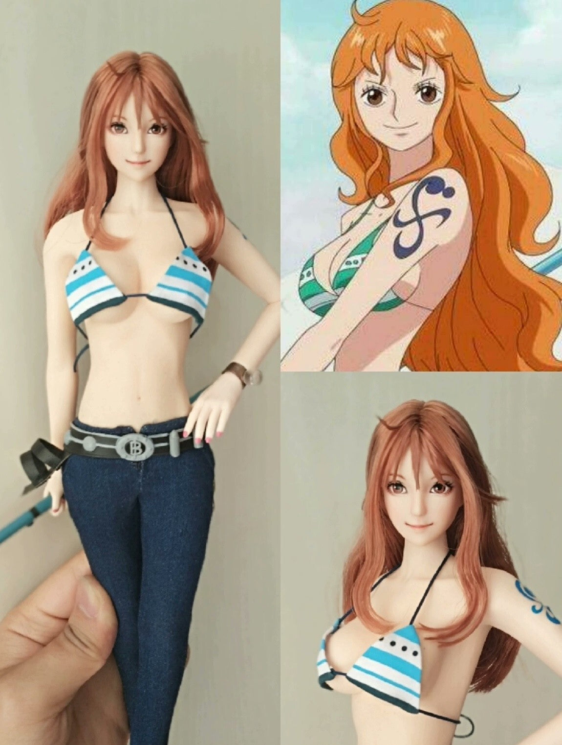 custom 1/6 superduck one piece nami