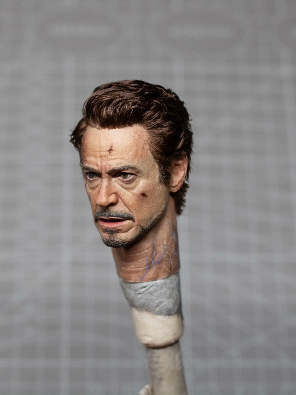 custom 1/6  rooted ironman head