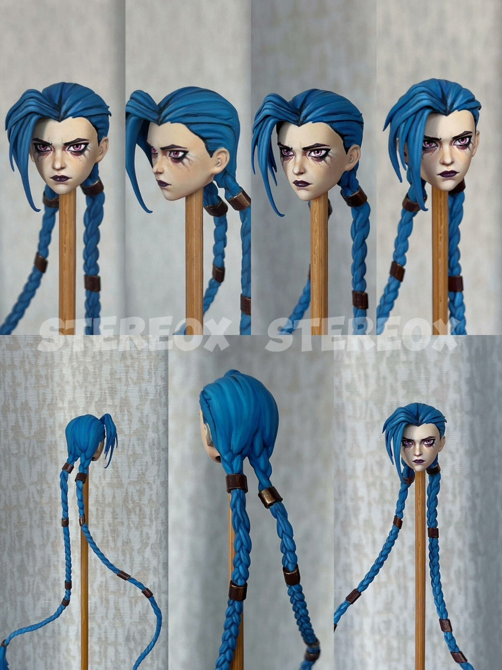 custom 1/12  jinx   head