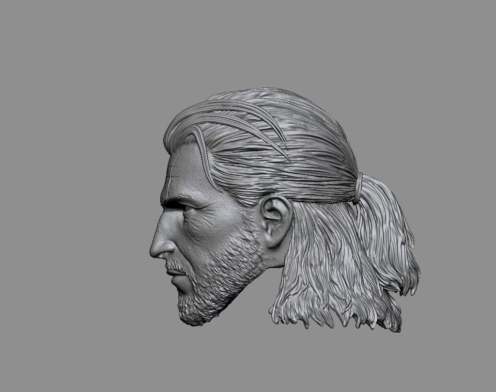 custom   1/6  Cyberpunk  Geralt head ship in  40days