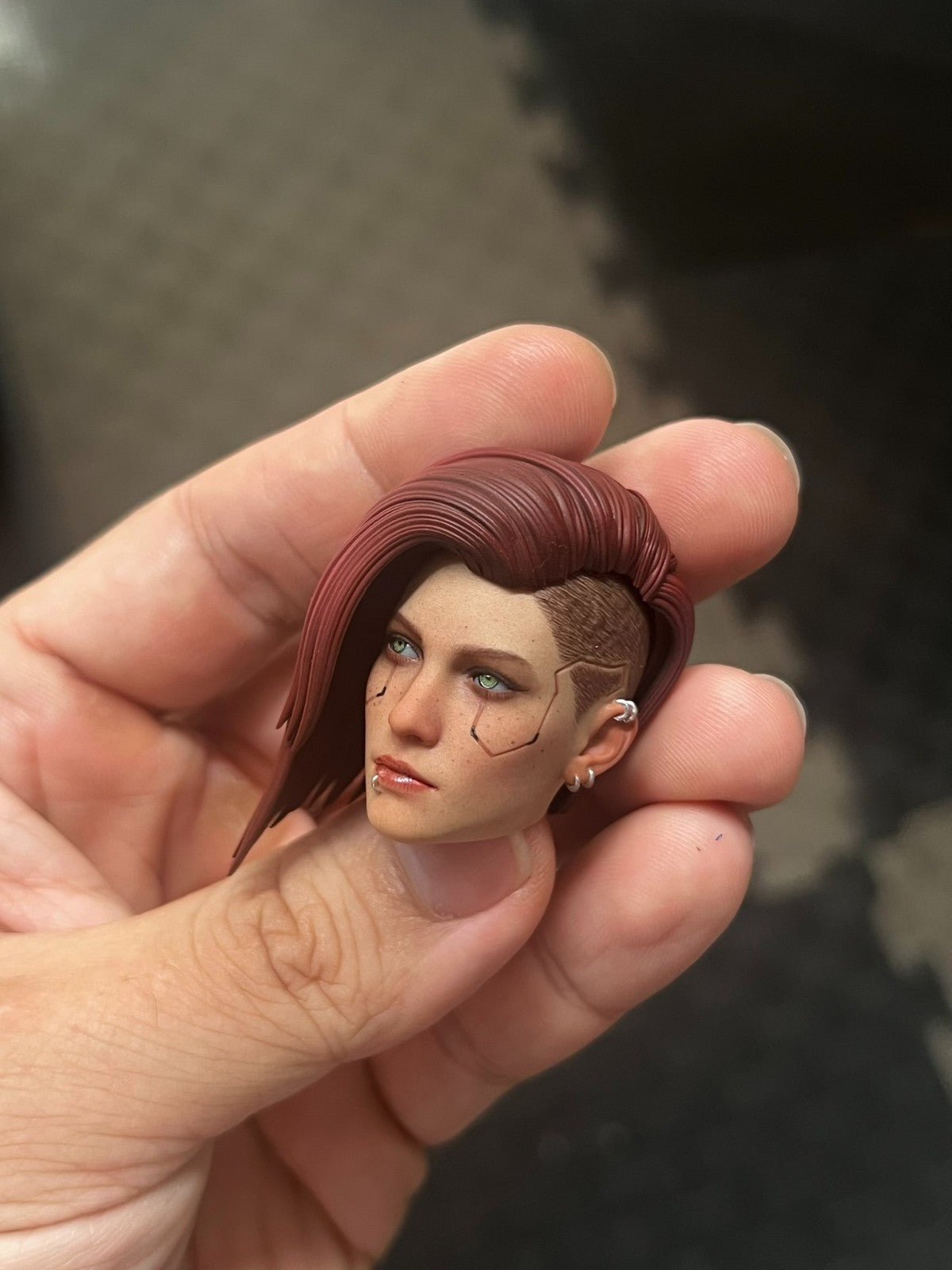 custom  1/6 Cyberpunk 2077 head for 12 inch figure