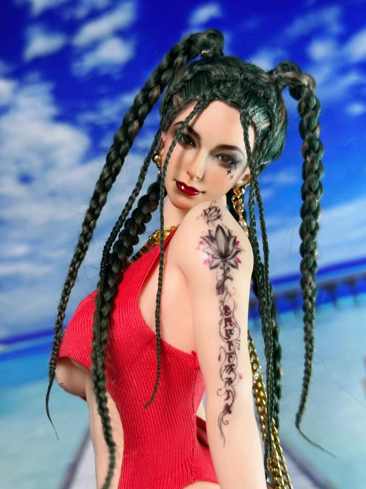 custom  1/6 cyberpunk girl