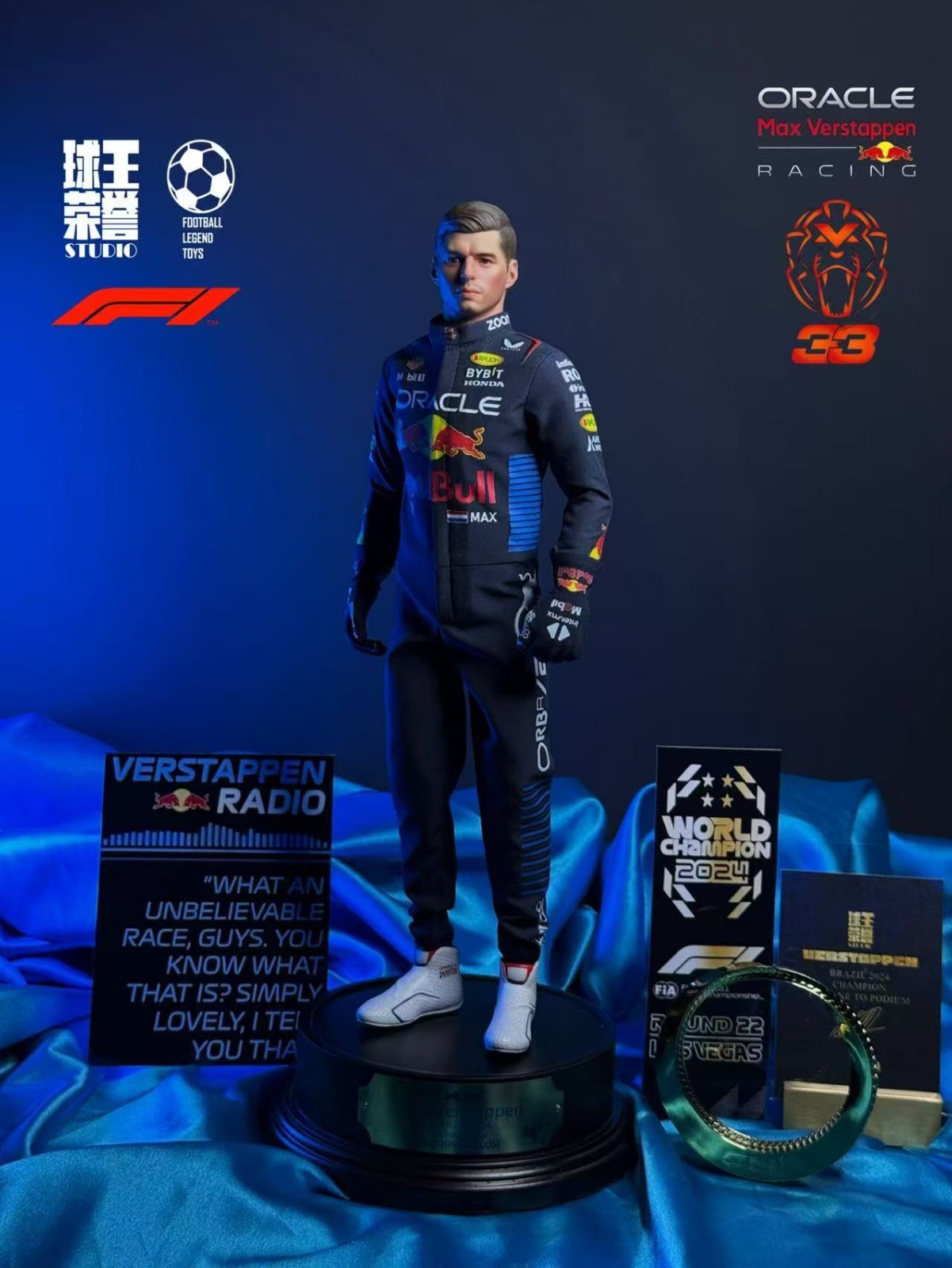1/6 scale Max Verstappen  Male Model for 12'' Action Figure