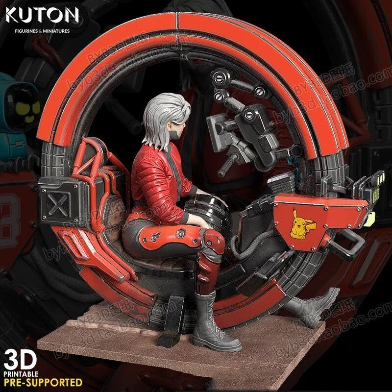 custom 1/6 Cyberpunk wastland  moto figure  no including figure、