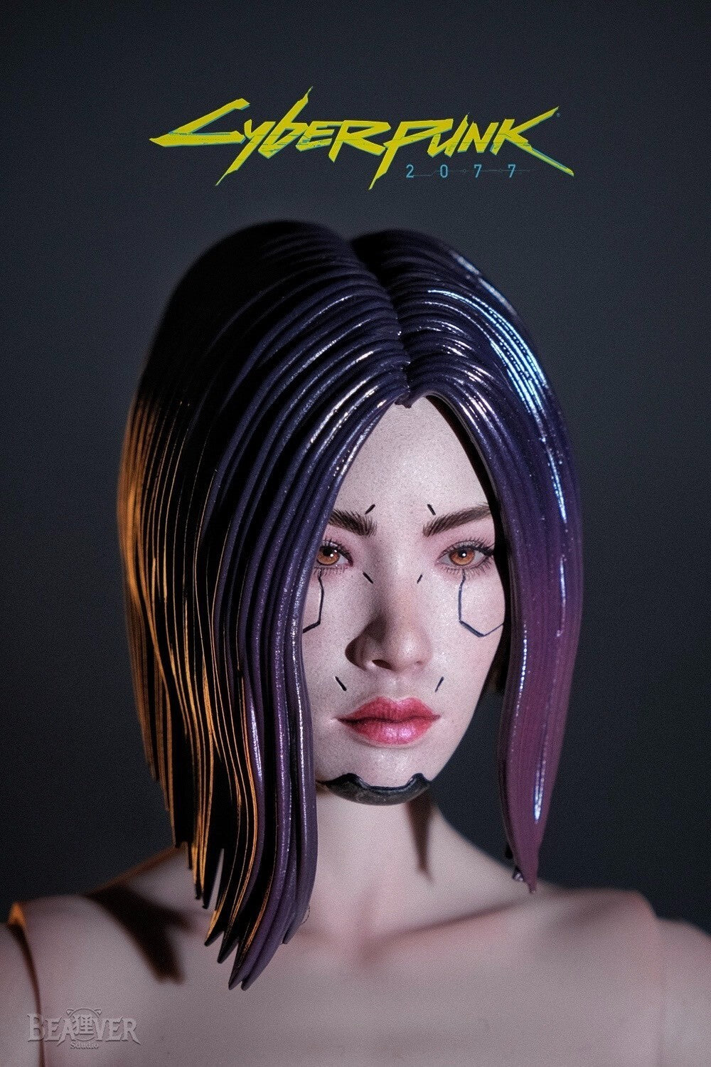 1/6   cyberpunk 2077 song so mi head for   12inch action figure