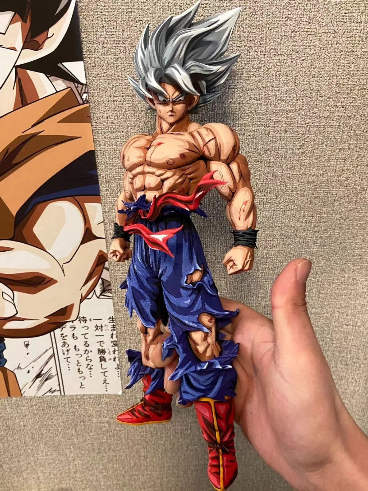 custom dragon ball super saiyan goku resin figure