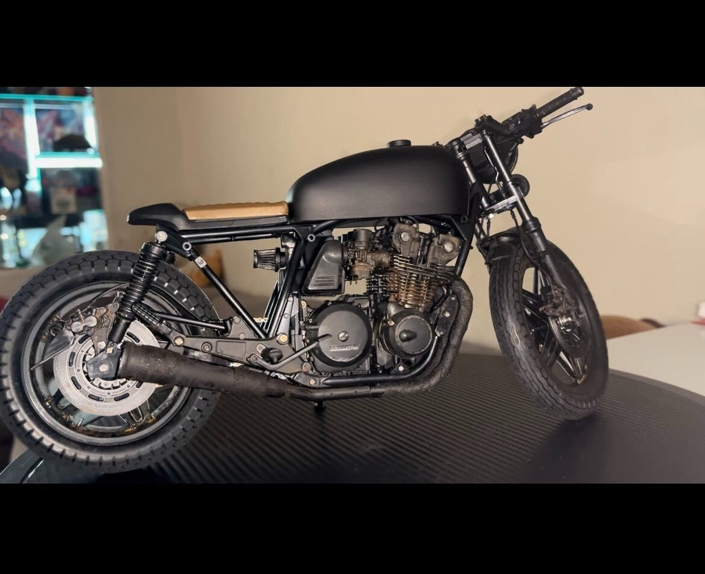 custom 1/6 Cyberpunk wastland motocycle