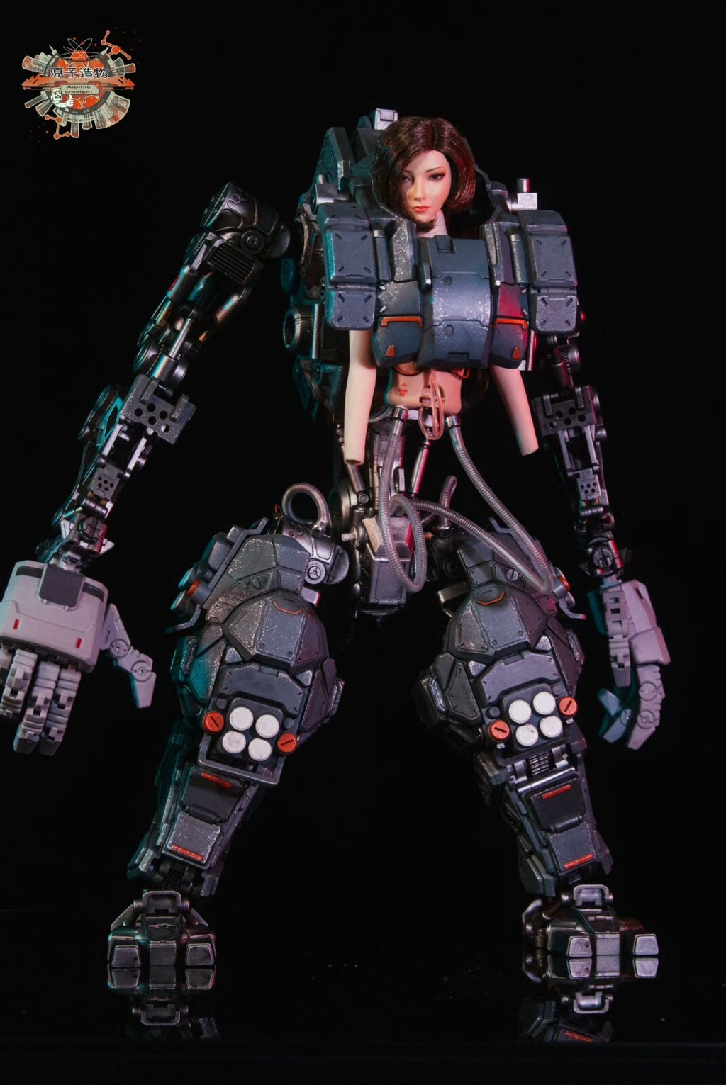 custom 1/6 Cyberpunk girl   Model for 12'' Action Figure