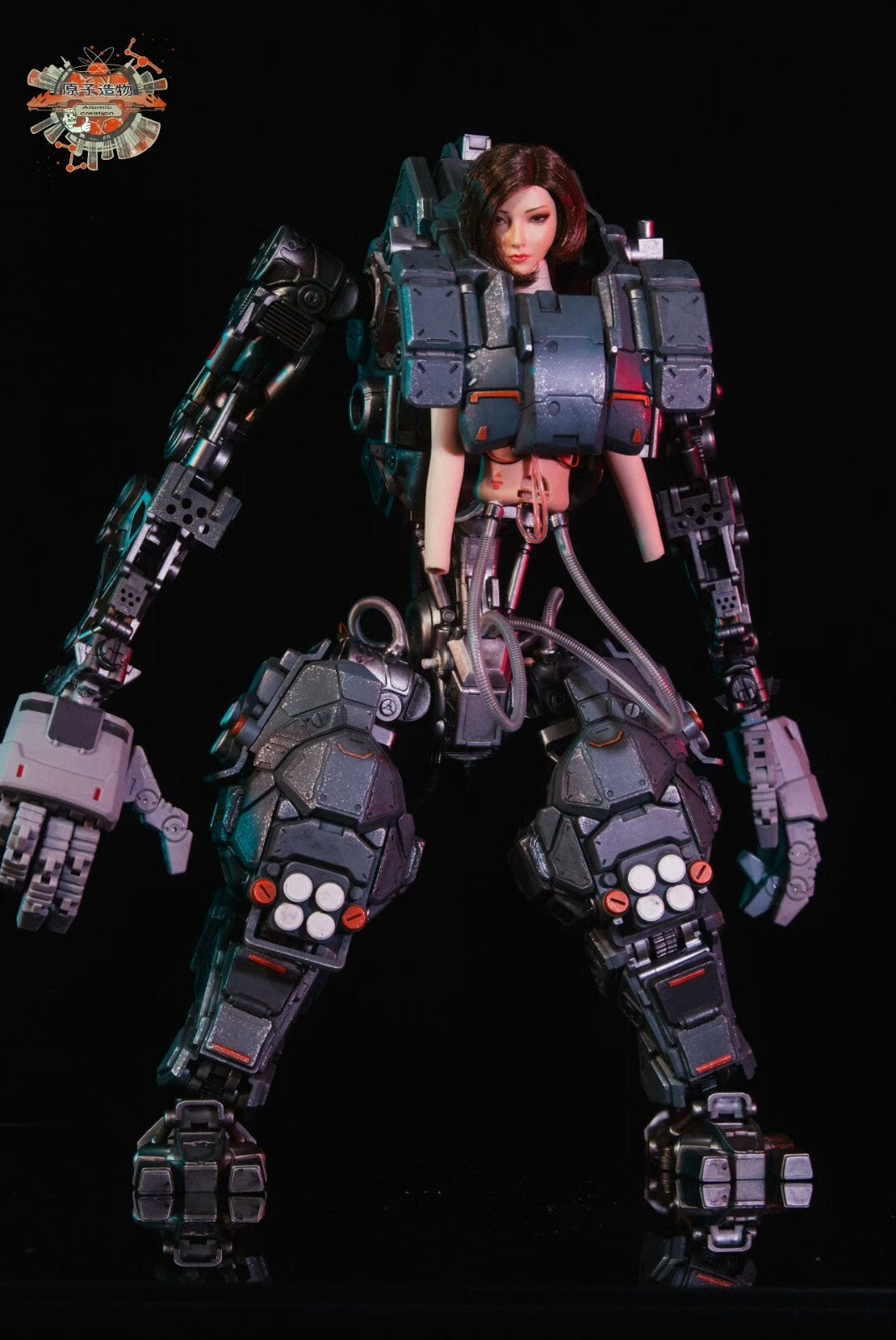 custom 1/6 Cyberpunk girl   Model for 12'' Action Figure