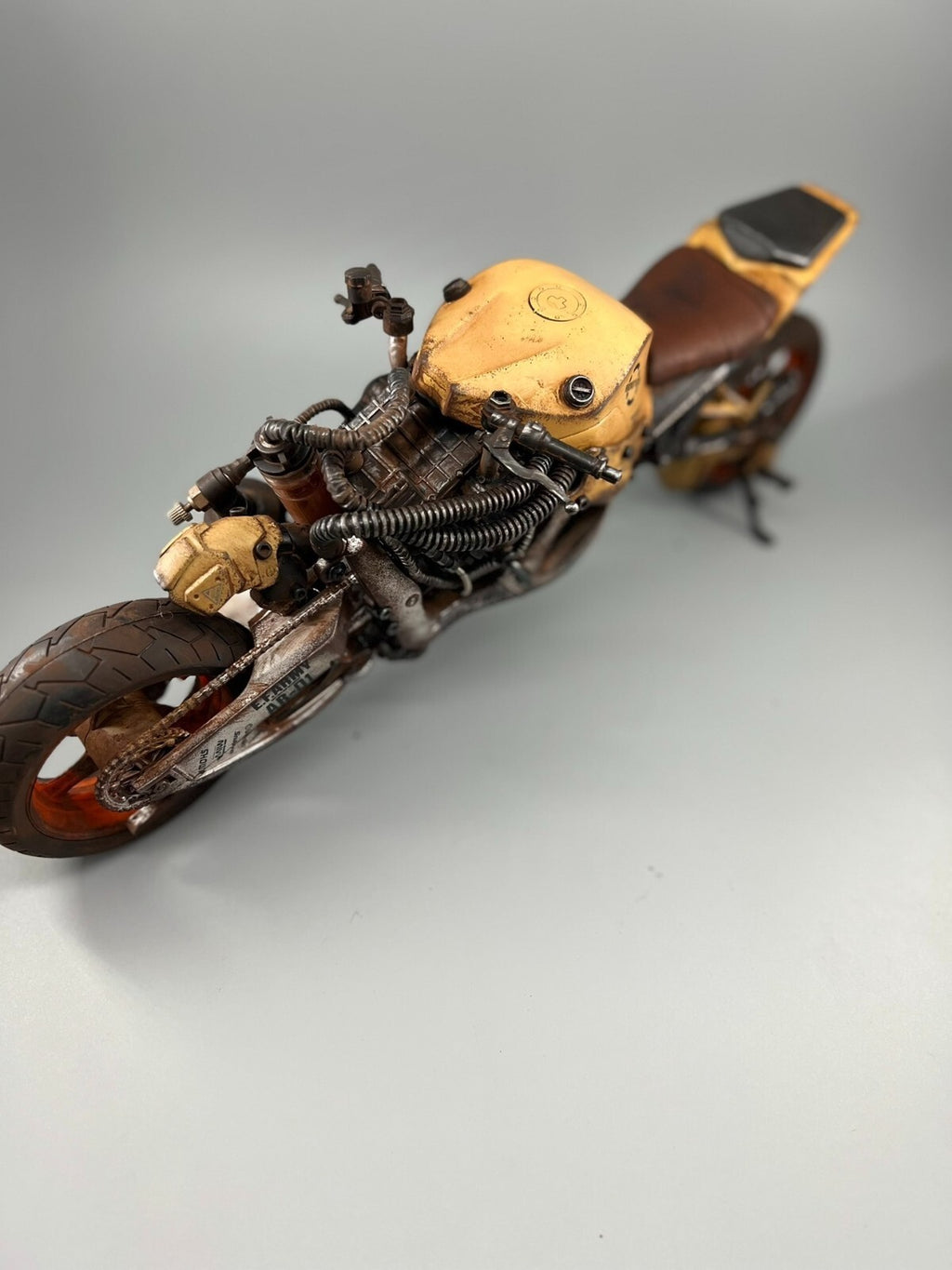 custom 1/6 Cyberpunk wastland  moto figure、