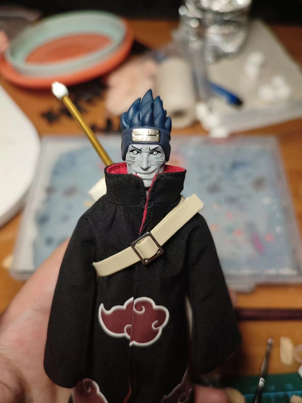 custom 1/12 Hoshigaki Kisame   6 inch shf  figure