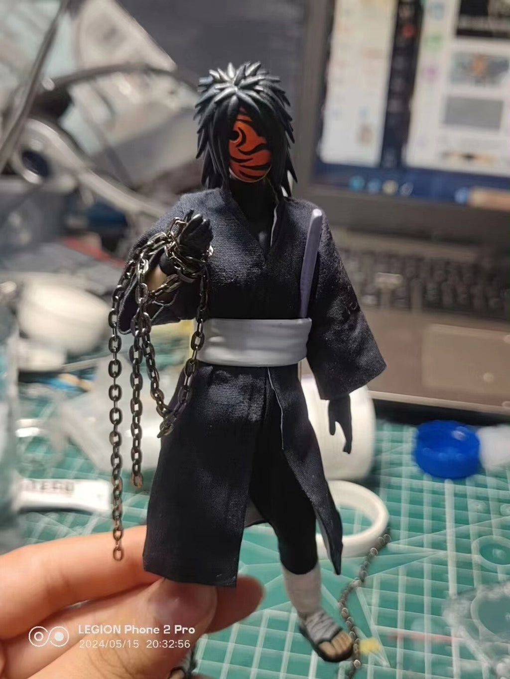 custom 1/12   Uchiha Obito  6  inch   figure