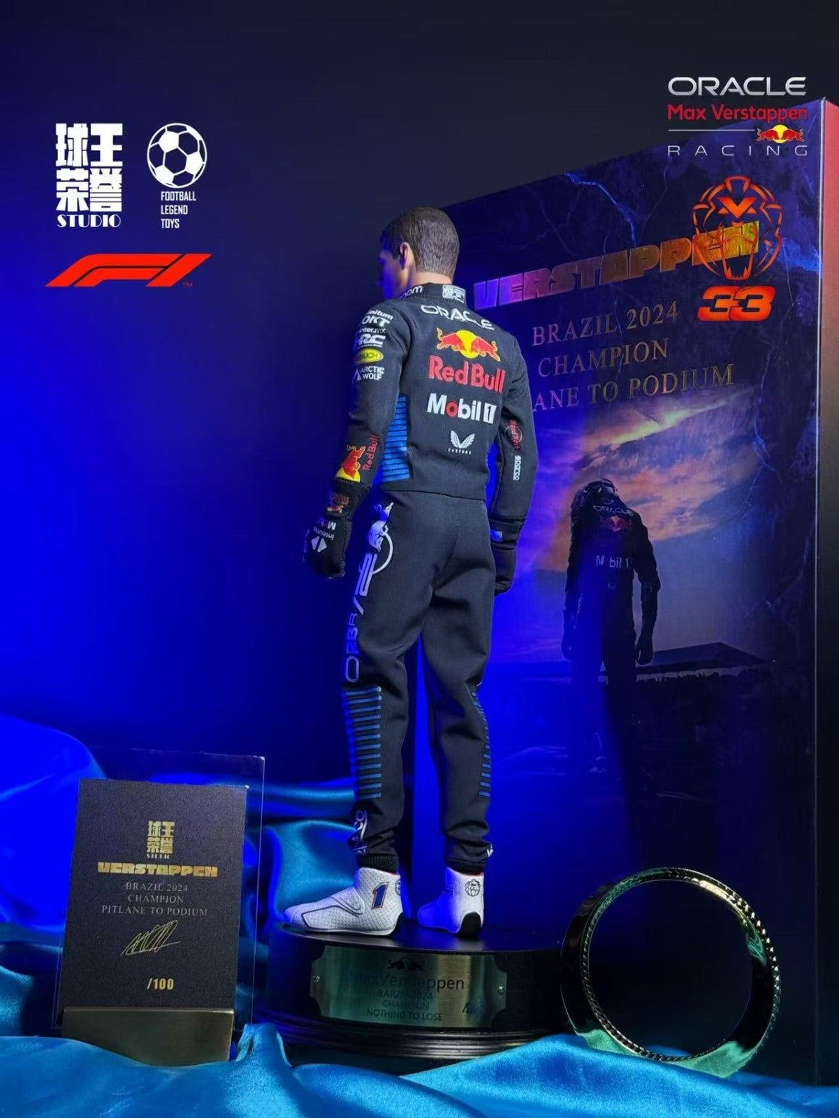 1/6 scale Max Verstappen  Male Model for 12'' Action Figure
