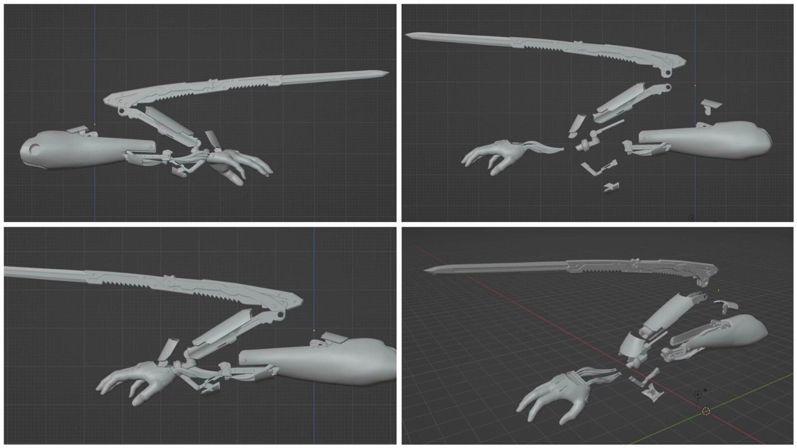 Custom  1/6  Cyberpunk 2077  hands   need 45days