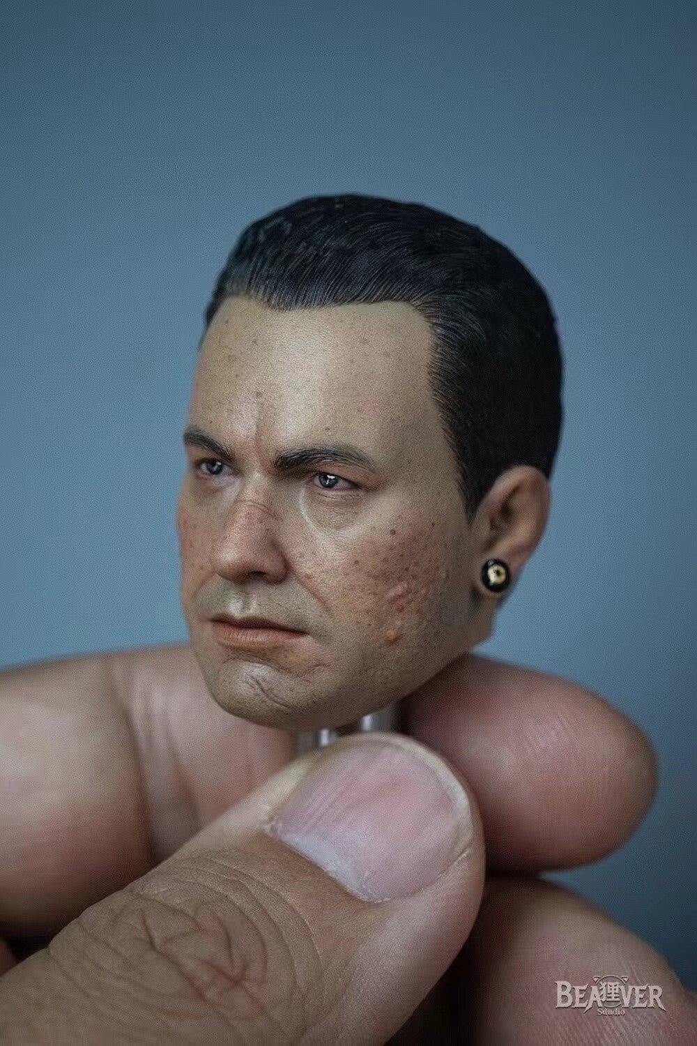 custom 1/6 Cyberpunk 2077 Viktor Vektor) head    Model for 12'' Action Figure