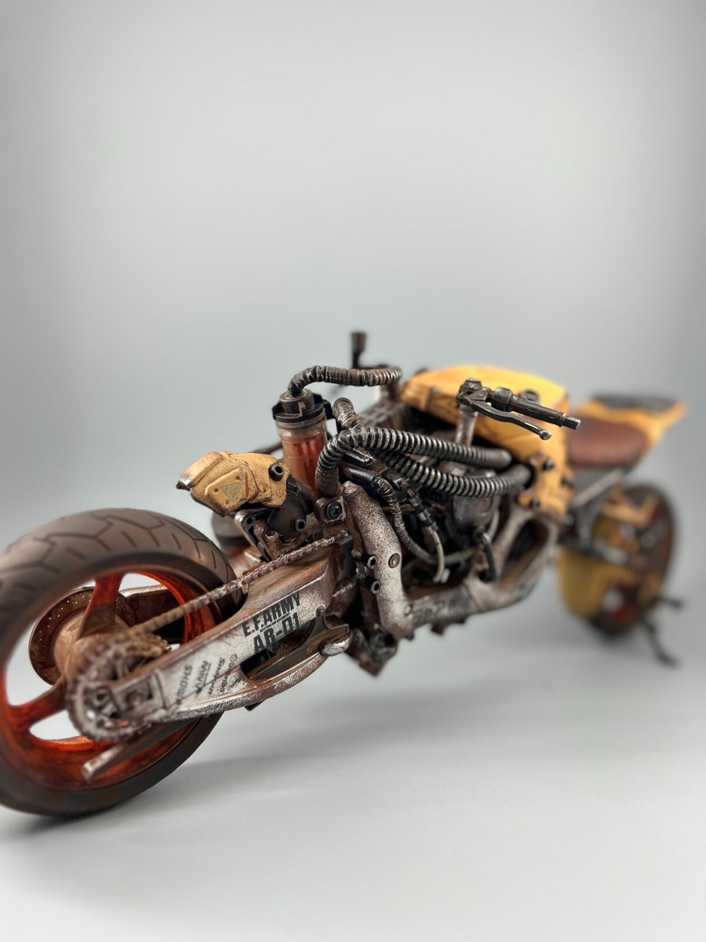 custom 1/6 Cyberpunk wastland  moto figure、