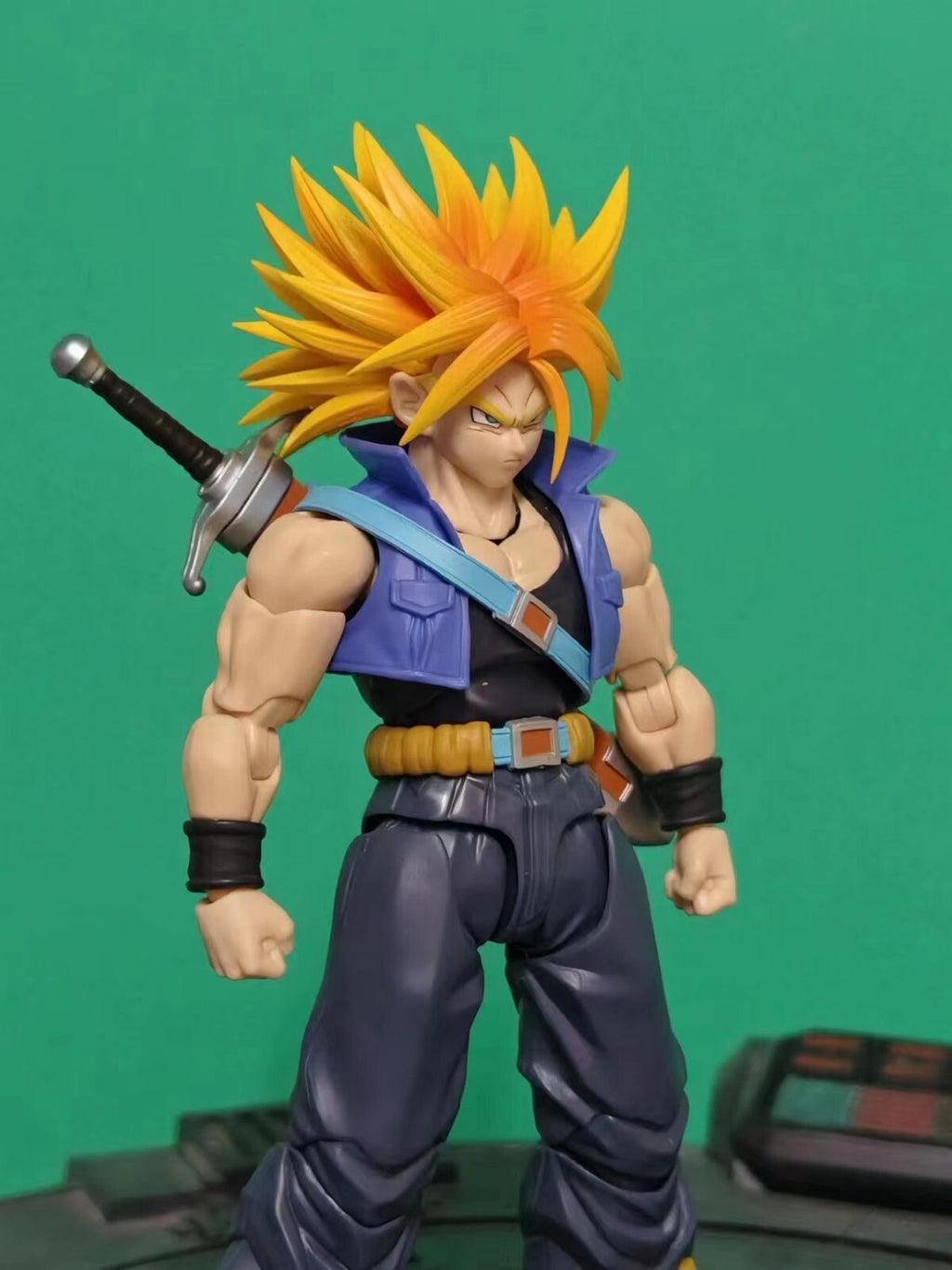 CUSTOM Dragon Ball SH Figuarts super saiyan trunks hair only in stock