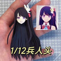 custom 1/12  cartoon Japanese animation girl head for    6 inch shf  figure
