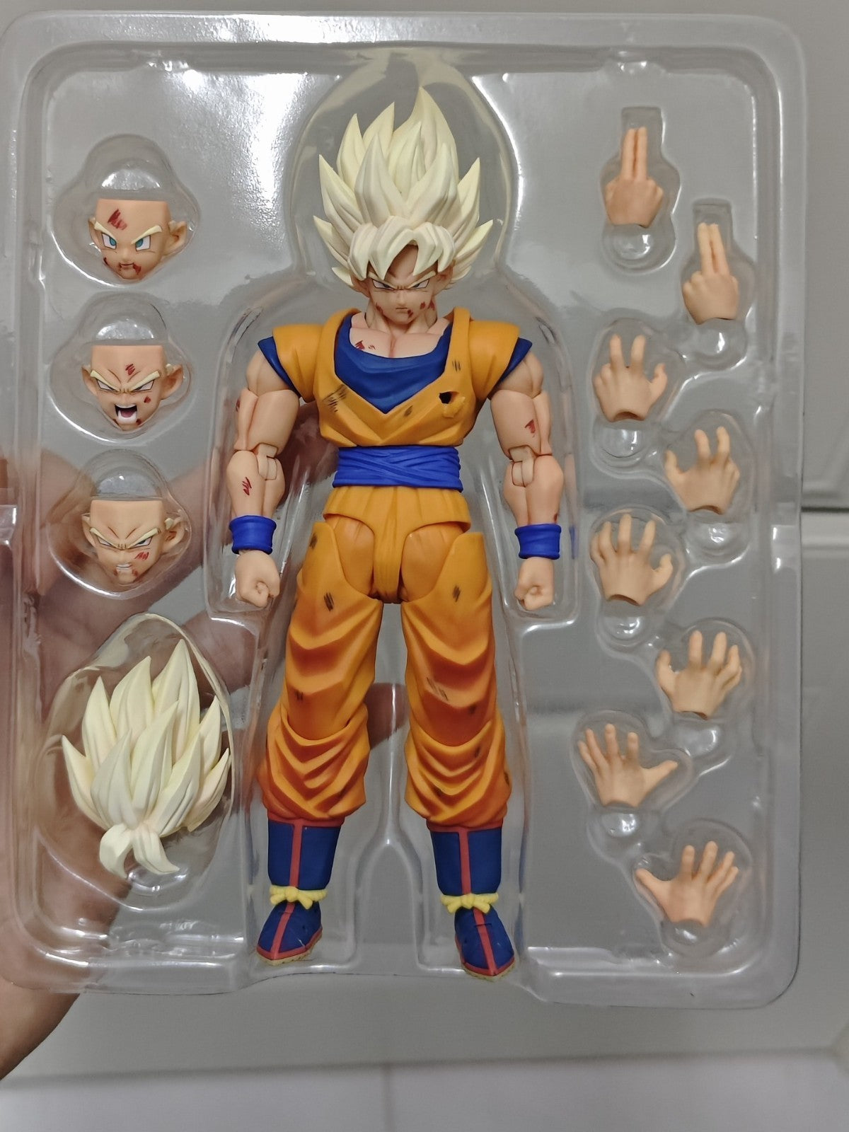 custom    dragonball goku 1 shf figure
