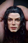 CUSTOM 1/6 Michael Jackson head sculpture for 12 inch figure