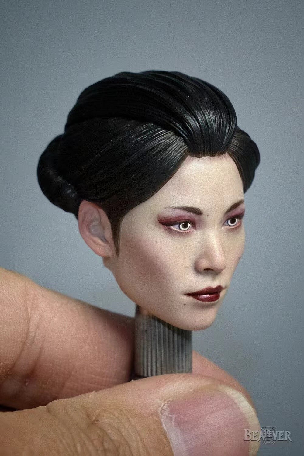 custom 1/6 Cyberpunk 2077 Hanako Arasaka head    Model for 12'' Action Figure