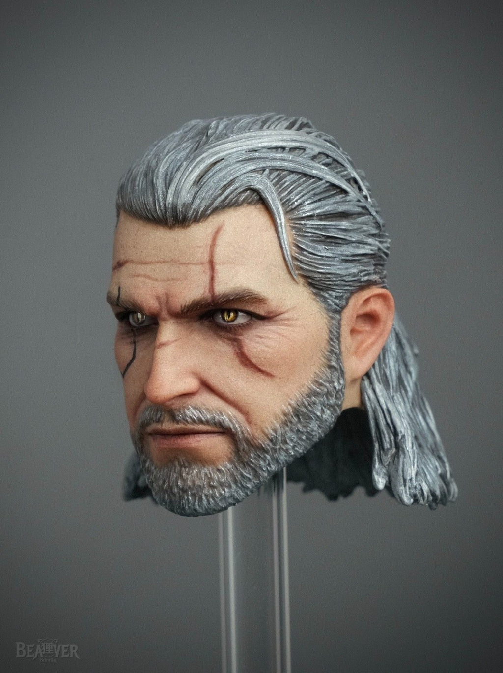 custom   1/6  Cyberpunk  Geralt head ship in  40days