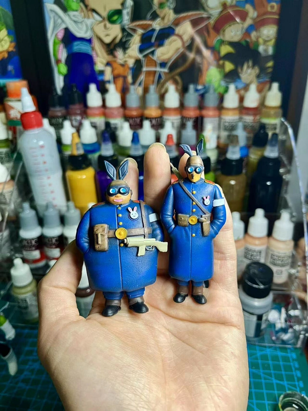 CUSTOM   Dragonball   Figure resin GK 10cm 3 pieces hg scale