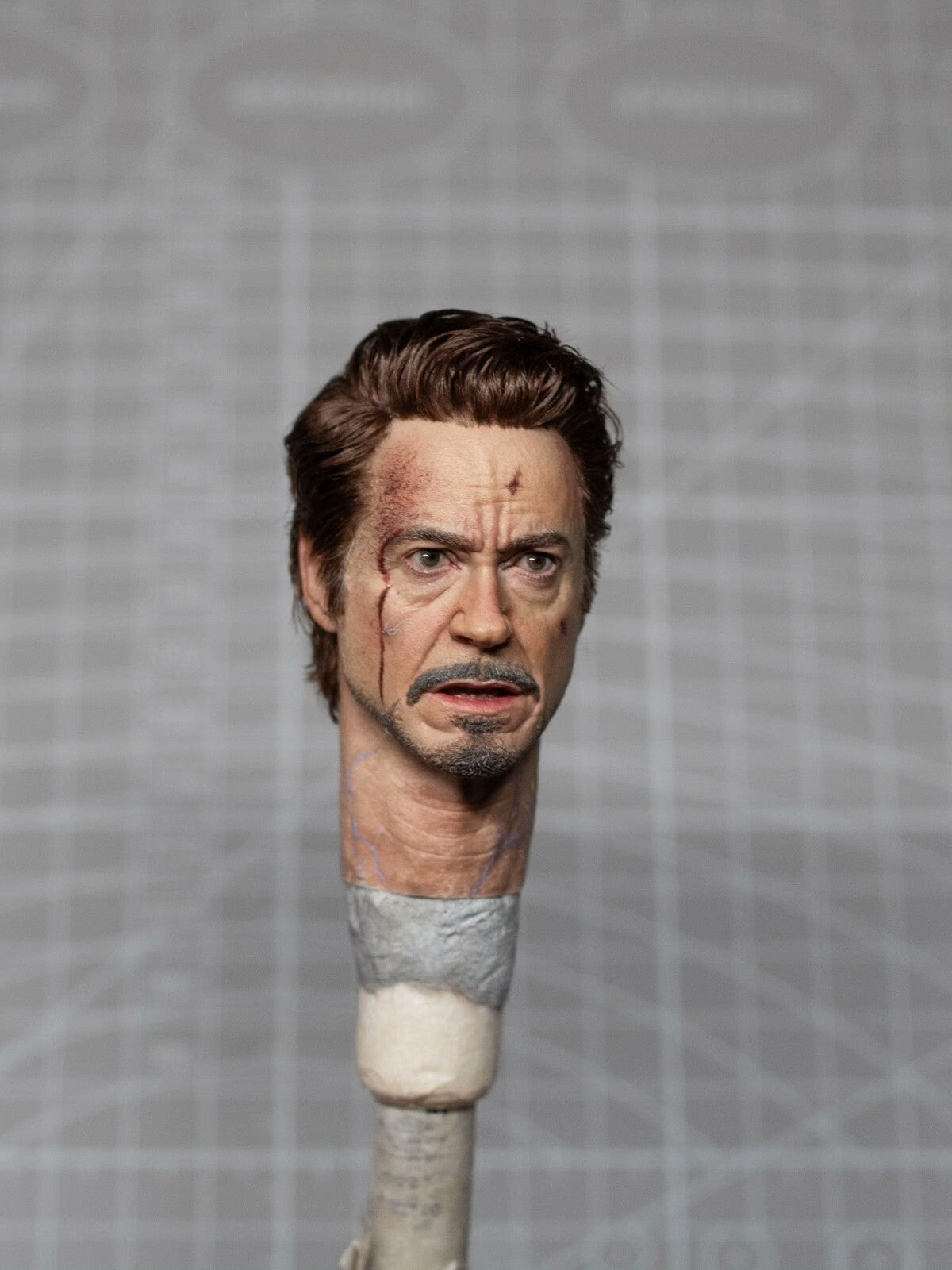 custom 1/6  rooted ironman head