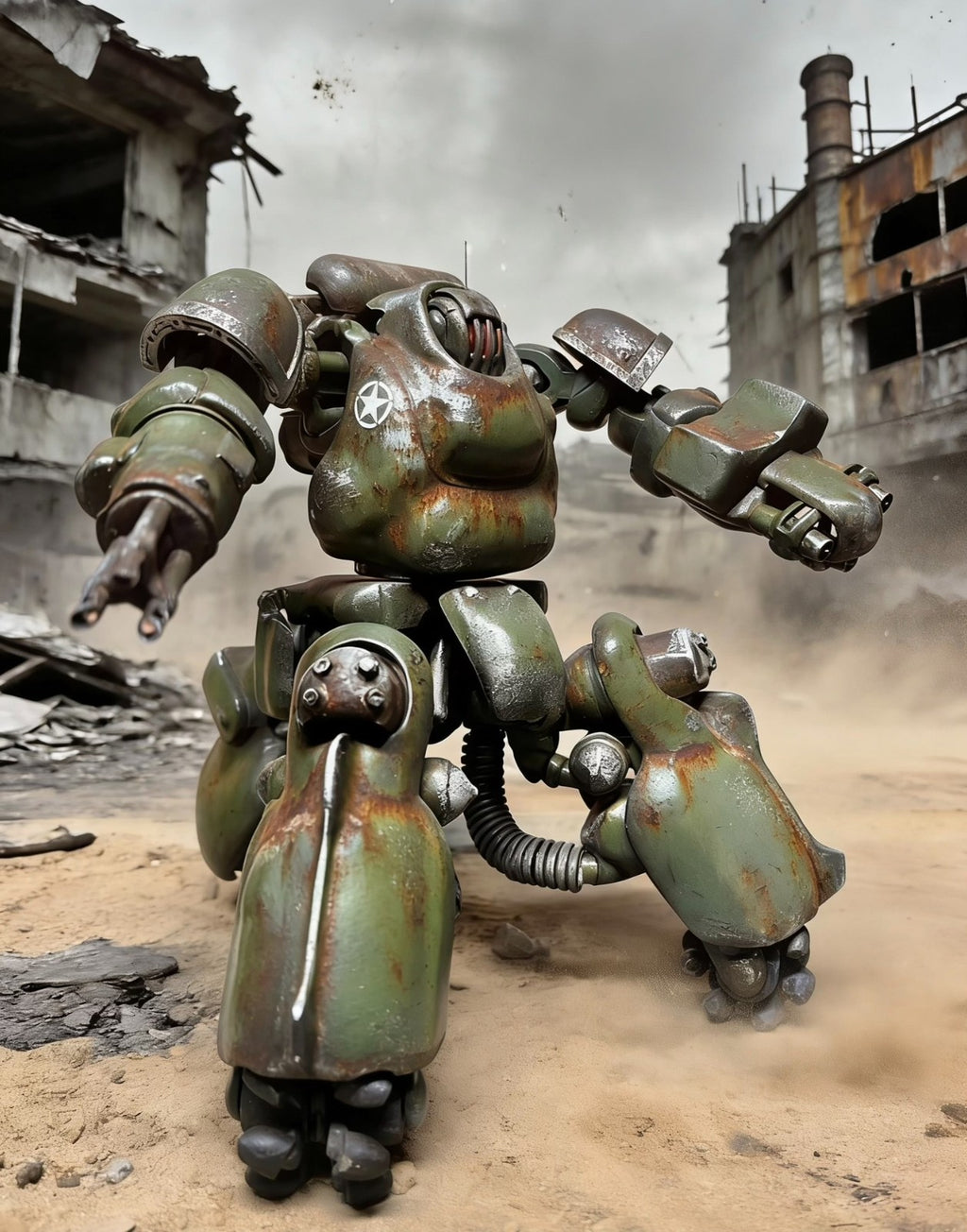 custom 1/6 threezero fall out wastland Cyberpunk  32 cm