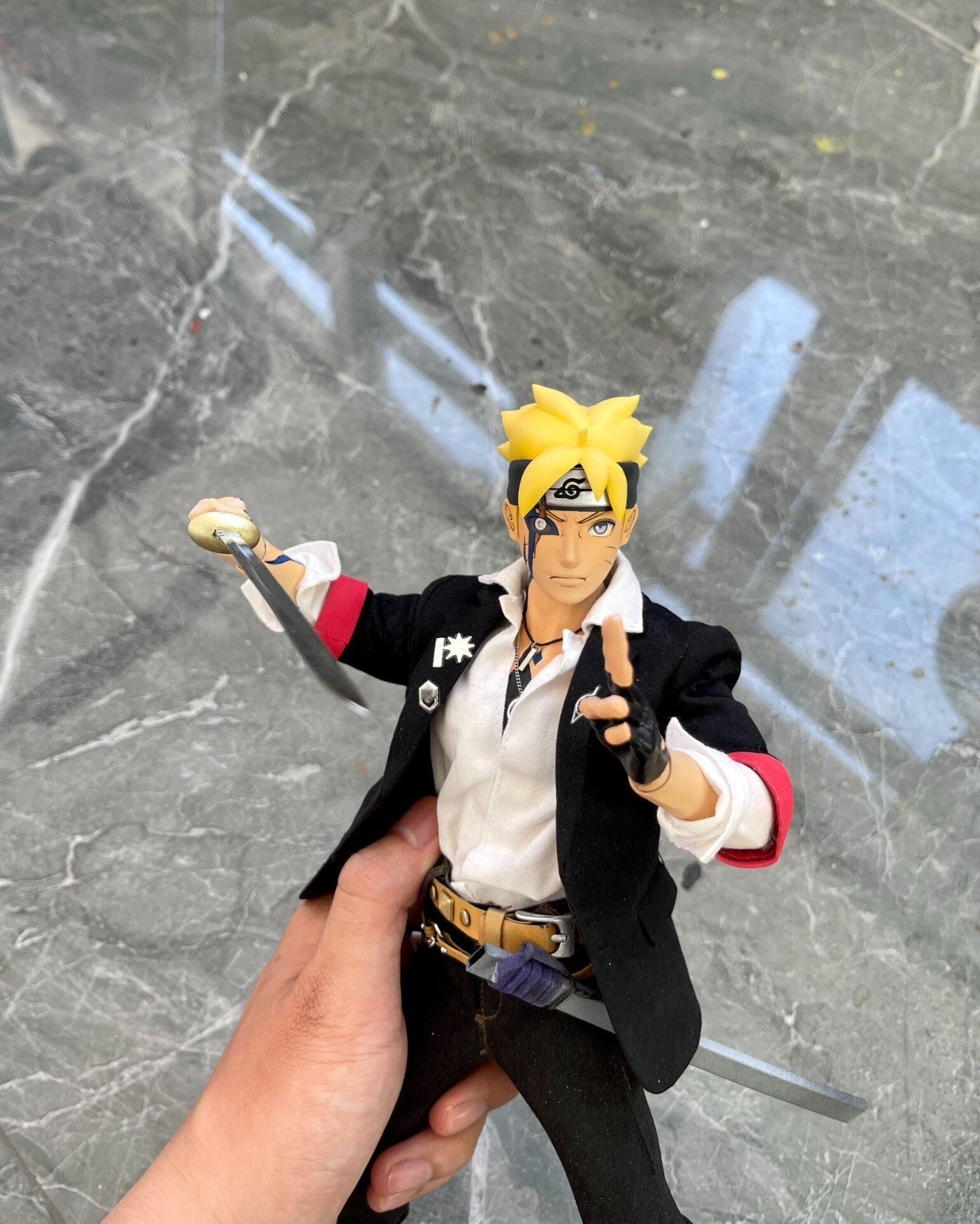 custom 1/12  Uzumaki Boruto  6 inch shf  figure