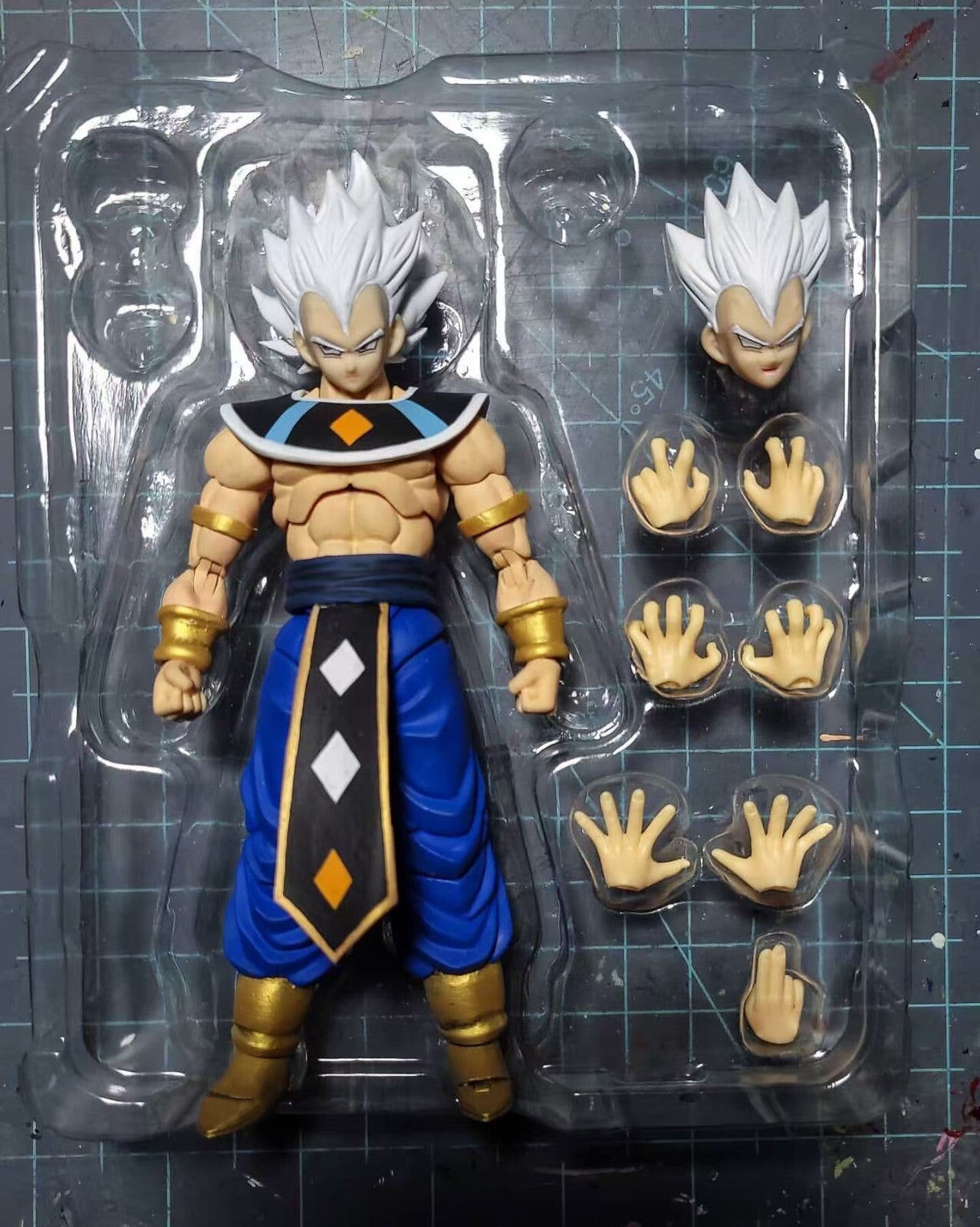 CUSTOM Dragon Ball SHF s.h.figuarts   god vegeta  need about  40days