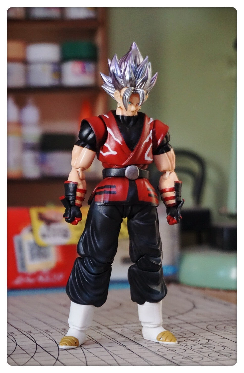 custom    dragonball   shf  vegeto figure