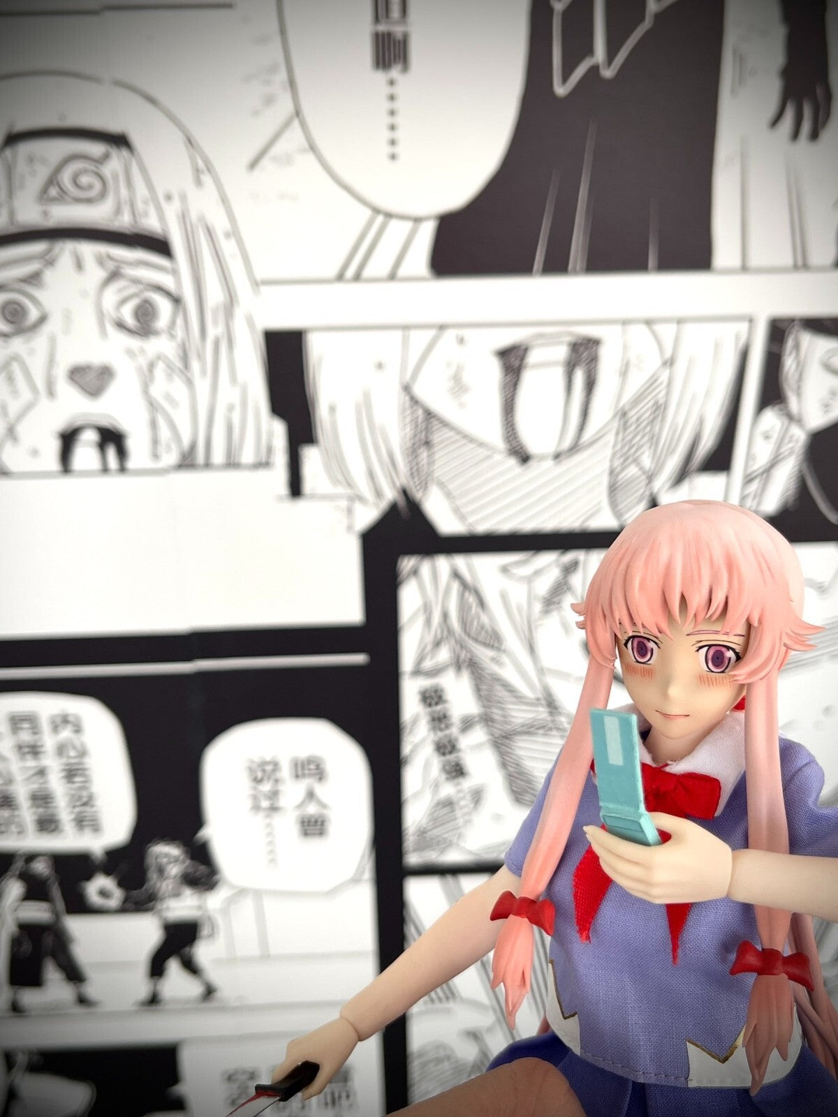custom 1/6 Gasai Yuno Mirai Nikki  12 inch figure