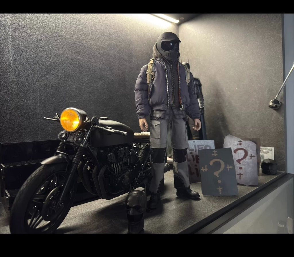 custom 1/6 Cyberpunk wastland motocycle