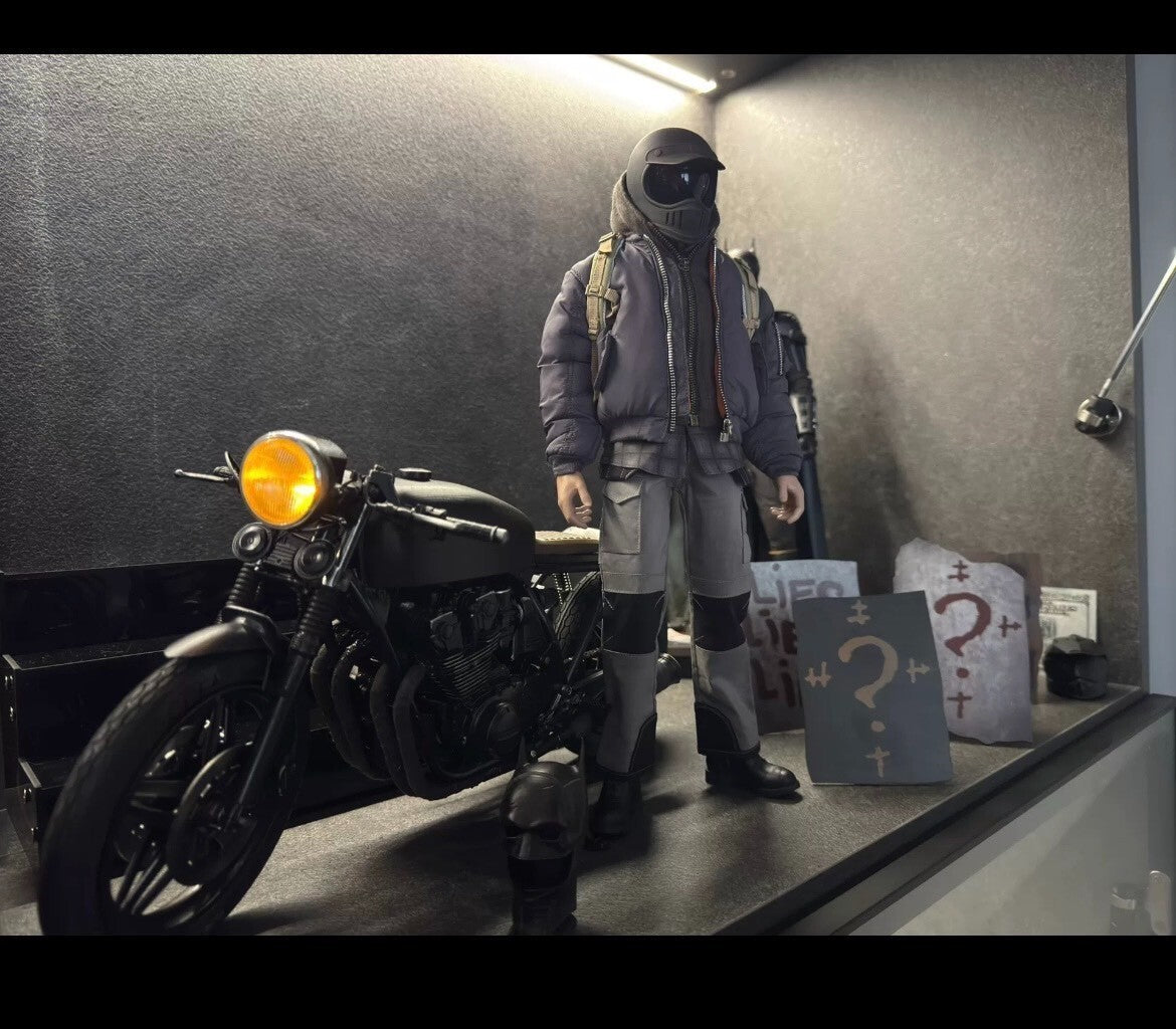 custom 1/6 Cyberpunk wastland motocycle