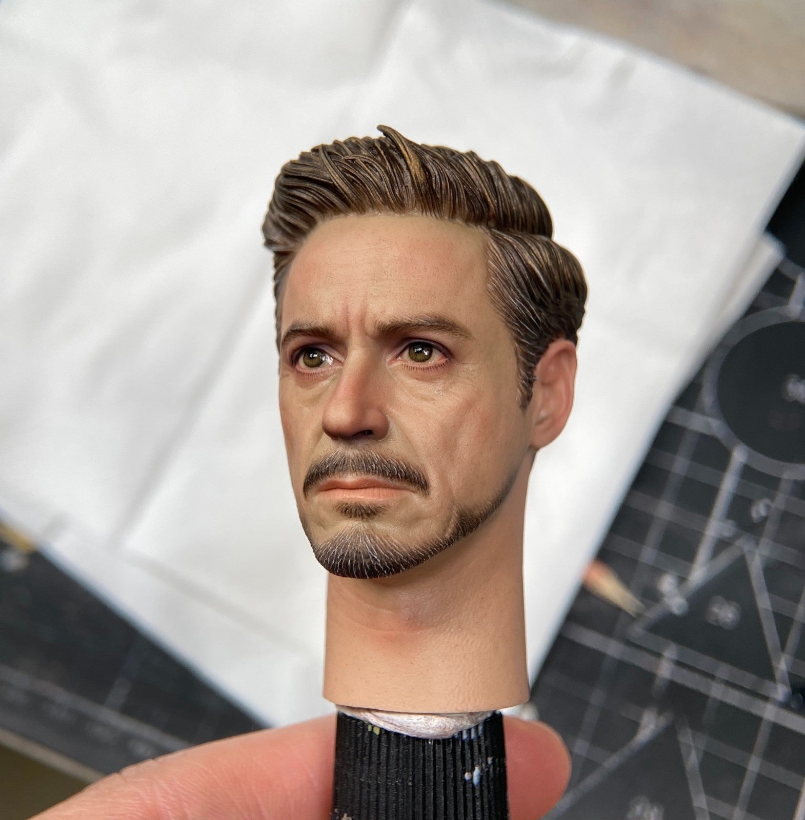 dbz dk  custom 1/6 ironman head