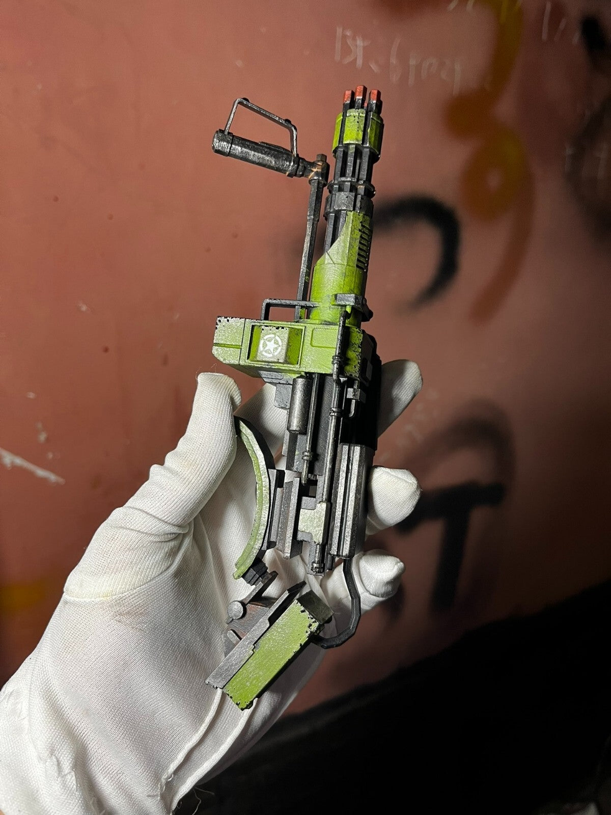 custom   1/6  Cyberpunk wastland  fallout  resin weapon for threezero