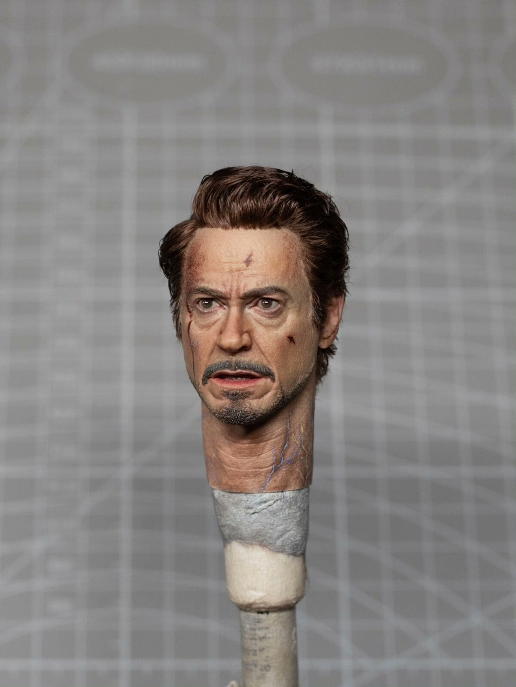 custom 1/6  rooted ironman head