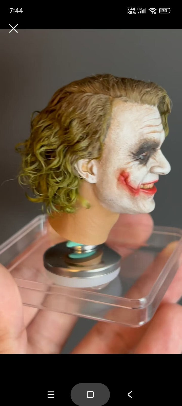 1/6 dark  knight Joker Rooted Head Sculpt 1:6 scale collectibles