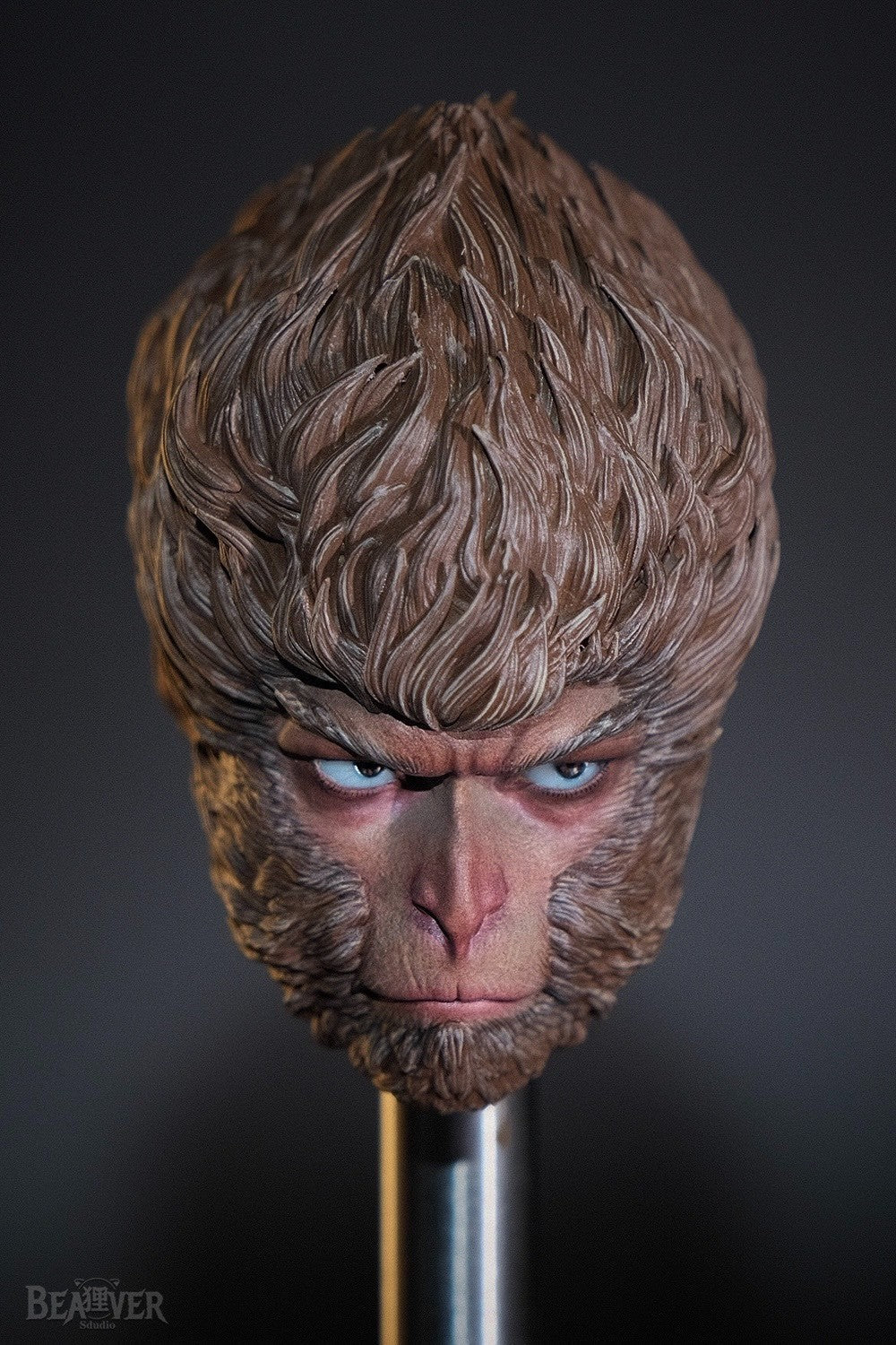 custom 1/6 Cyberpunk 2077 Black Myth: Wuk   head    Model for 12'' Action Figure