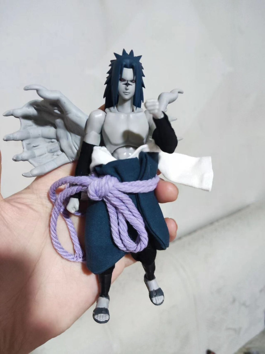 custom 1/12 Sasuke  6 inch shf  figure