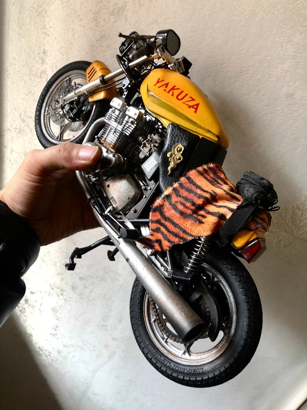 custom 1/6 Cyberpunk wastland motocycle